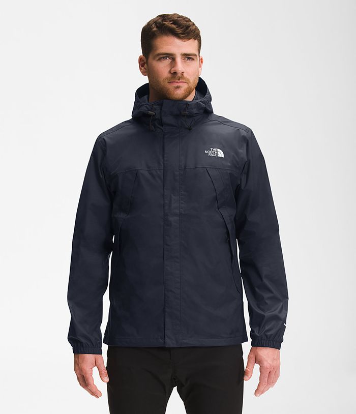 The North Face Mens Rain Jacket Antora 460WSTYVL - Navy